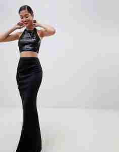 vestito e top in paillettes