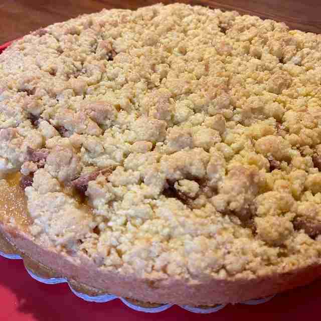 sbriciolata pesche amaretti